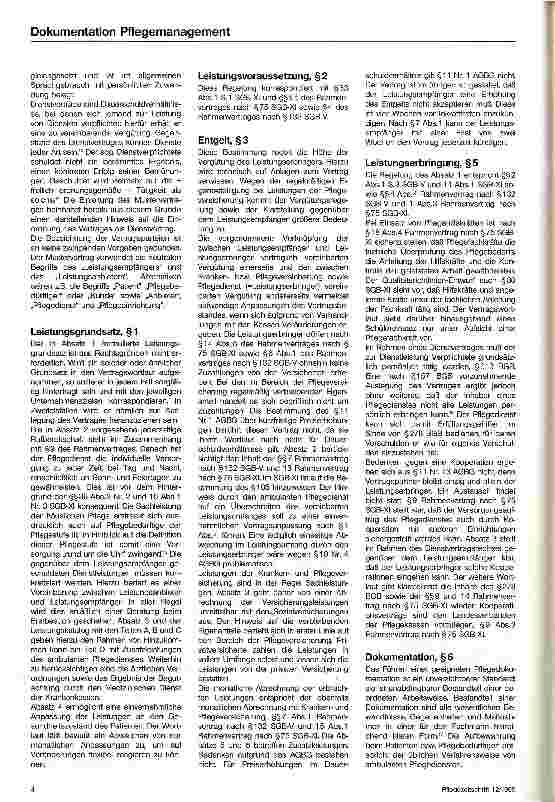 Vorschauseite 2: Mustervertrag für ambulante Pflegedienste