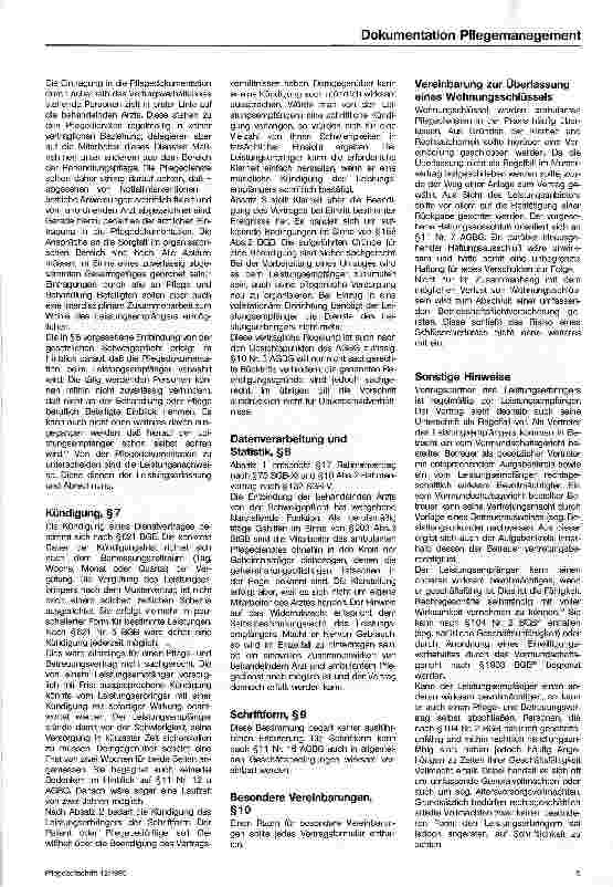 Vorschauseite 3: Mustervertrag für ambulante Pflegedienste