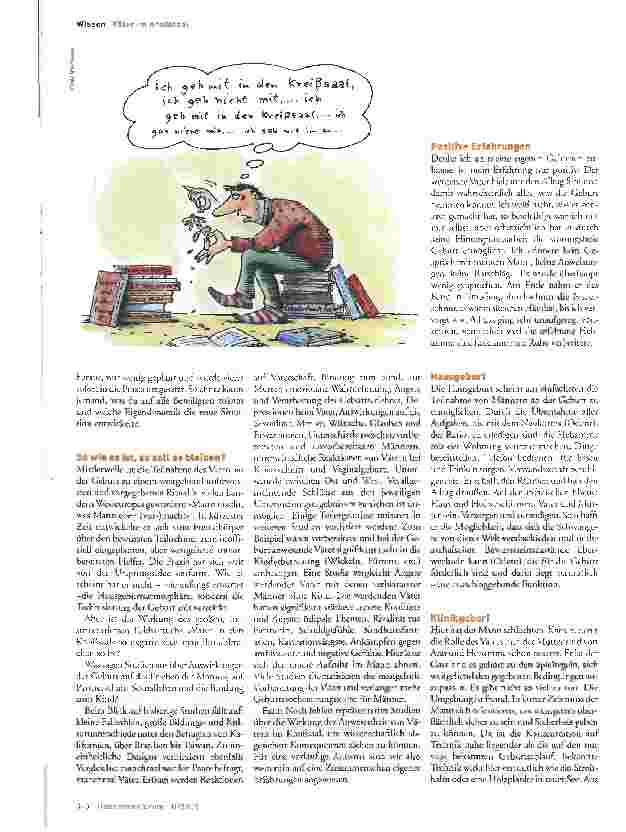 Vorschauseite 2: Väter im Kreißsaal: Rein oder raus?