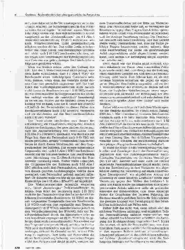 Vorschauseite 2: Reichweite der Unterrichtungsansprüche des Personalrats