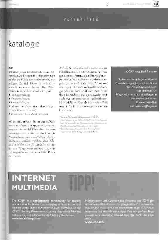 Vorschauseite 6: Strategie und entwicklung von pflegedokumentationskatalogen für ein elektronisches dokumentationssystem