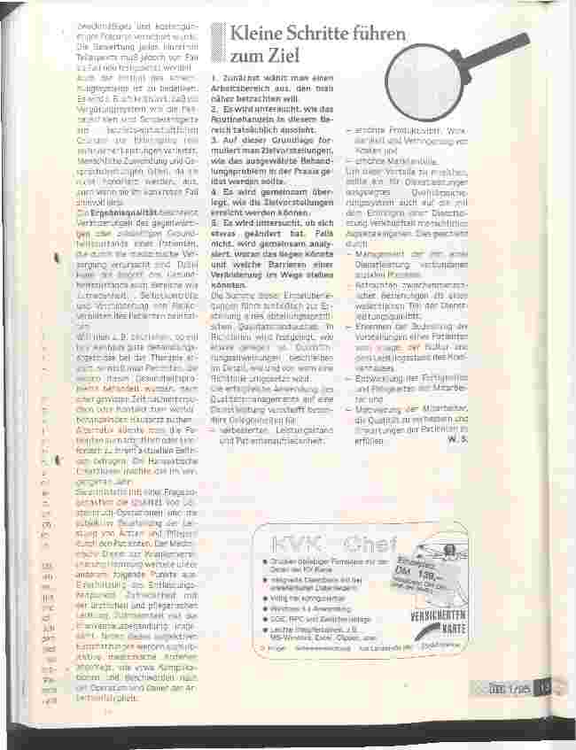 Vorschauseite 5: Die geleistete Arbeit ständig, planmäßig und kritisch zu hinterfragen.