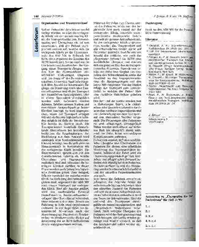Vorschauseite 4: Intensivmobil Ein Konzept für den Interhospitaltransfer intensivtherapiepflichtiger Patienten