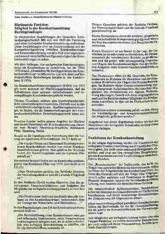 Vorschauseite 6: Doppelfunktion der Pflegedienstleitung