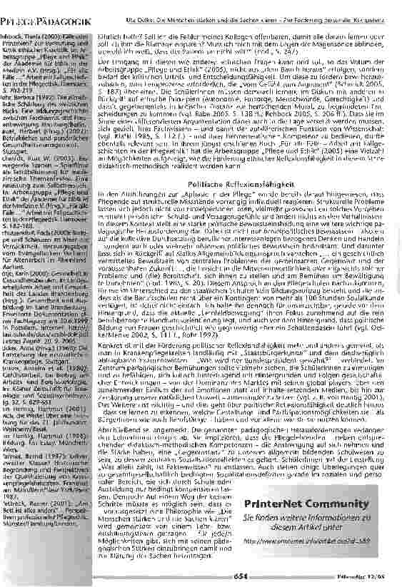 Vorschauseite 6: Die Menschen stärken und die Sachen klären