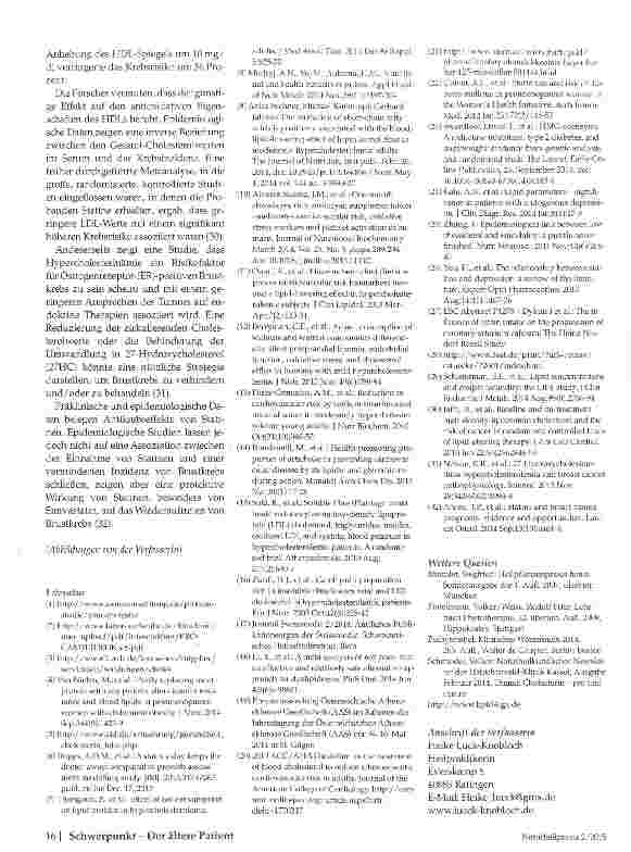 Vorschauseite 5: Hypercholesterinämie