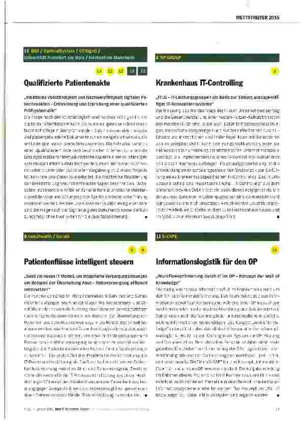 Vorschauseite 4: Wettbewerb der Ideen