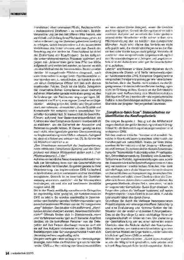 Vorschauseite 5: Non-Compliance bei Beschaffung von Medizinprodukten