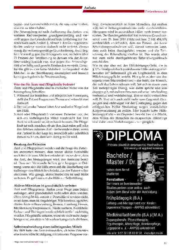 Vorschauseite 3: Das Verbot der geschäftsmäßigen Förderung der Selbsttötung
