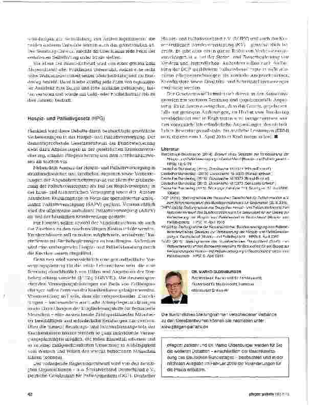 Vorschauseite 3: Assistierter Suizid & Hospiz-und Palliativgesetz Was soll sich ändern?