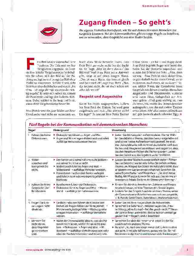 Vorschauseite 1: Zugang finden - So gehts