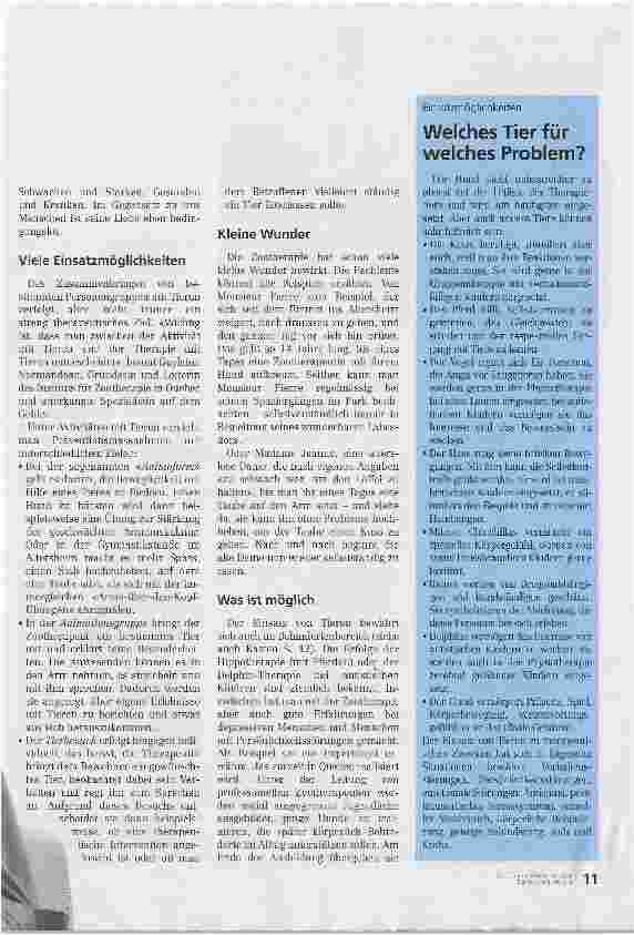 Vorschauseite 2: Co-Therapeut auf vier Pfoten