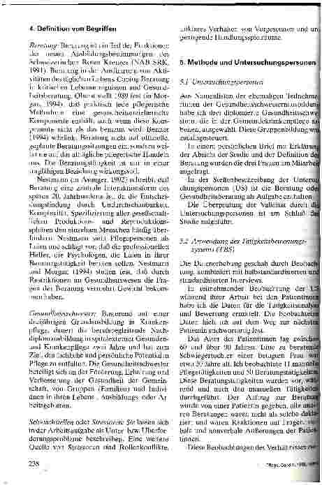 Vorschauseite 3: Arbeitspsychologische Bewertung der Beratungstätigkeit in der Gemeindepflege Eine Pilotstudie