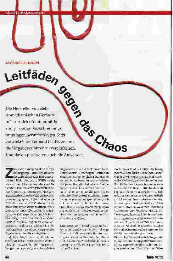 Vorschauseite 1: Leitfäden gegen das Chaos