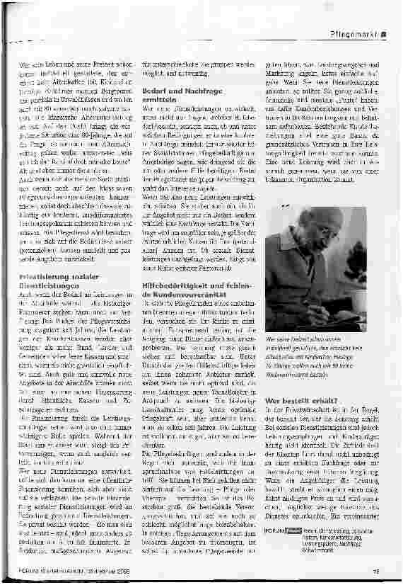 Vorschauseite 2: Vom Hausmeisterservice bis zur Reisebegleitung