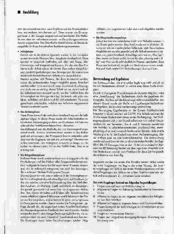 Vorschauseite 4: Integrative Bewegungstherapie als eine Form der Supervision