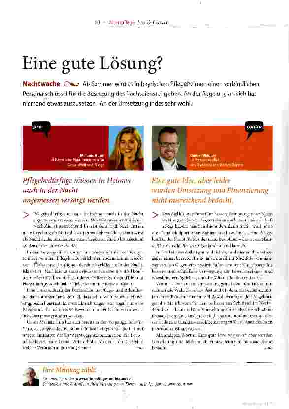 Vorschauseite 1: Eine gute Lösung?