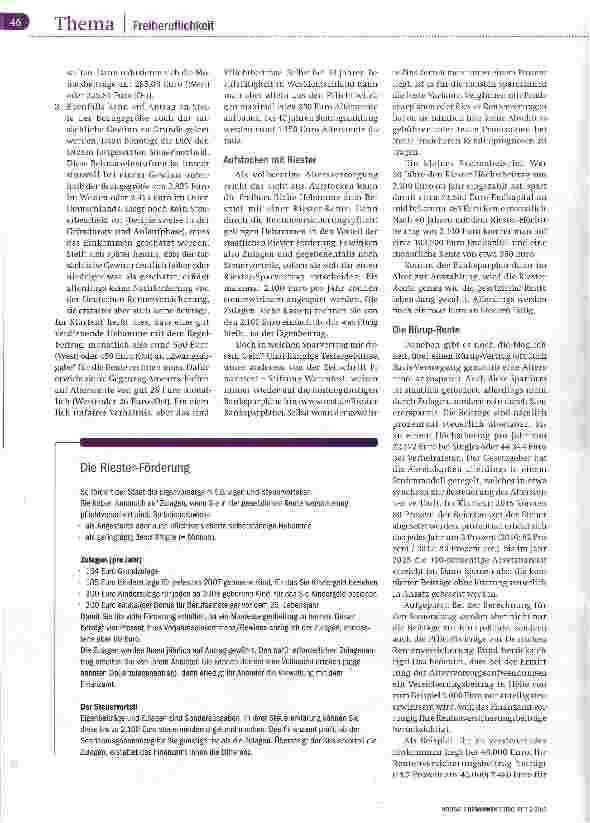 Vorschauseite 3: Gut geplant in die Zukunft