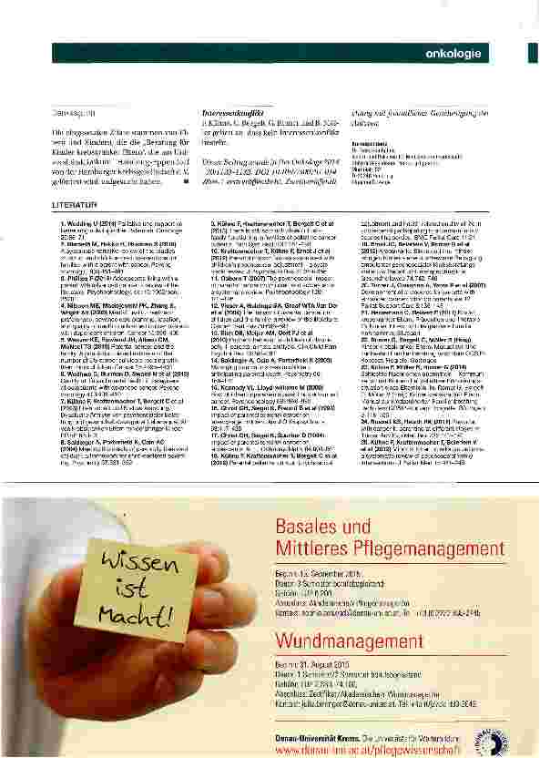 Vorschauseite 4: Eltern in palliativer Erkrankungssituation