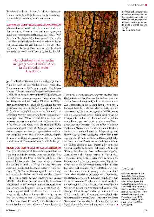 Vorschauseite 3: Die Haut im Alter