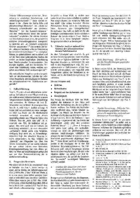 Vorschauseite 4: Ethische Fallbesprechungen - Relevanz für rechtliche Betreuer und betreuungsrechtliche Entscheidungen