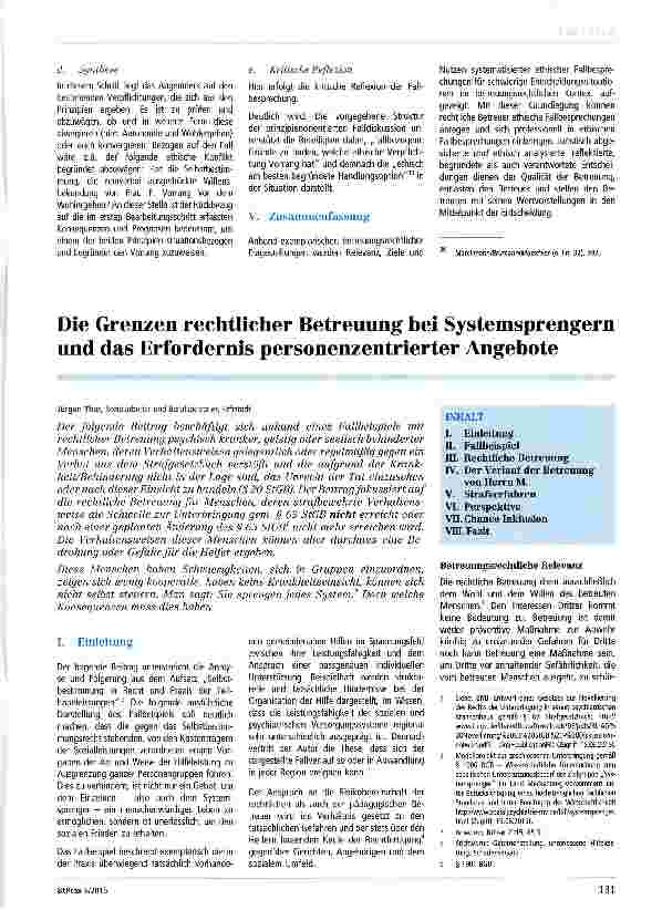 Vorschauseite 5: Ethische Fallbesprechungen - Relevanz für rechtliche Betreuer und betreuungsrechtliche Entscheidungen