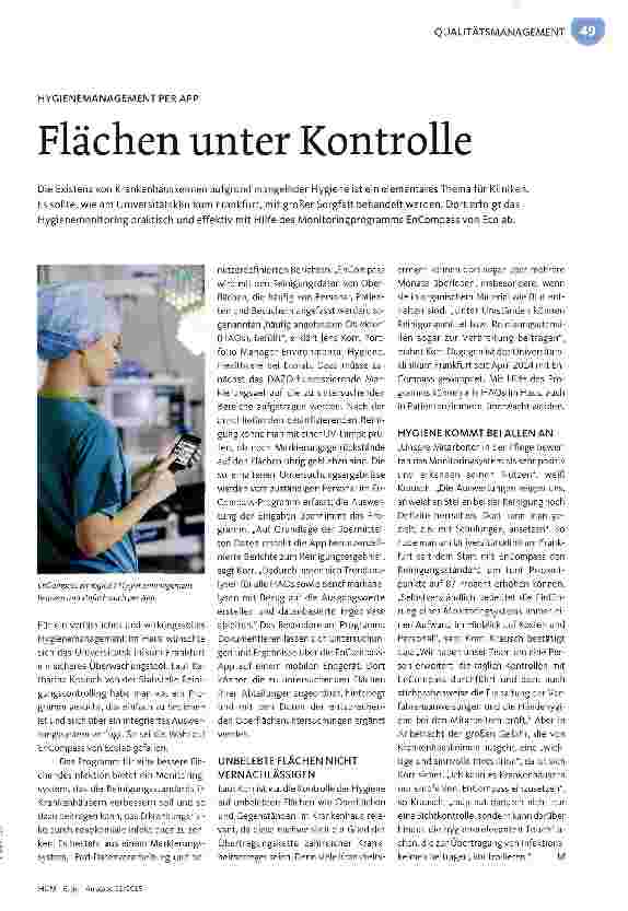 Vorschauseite 1: Flächen unter Kontrolle