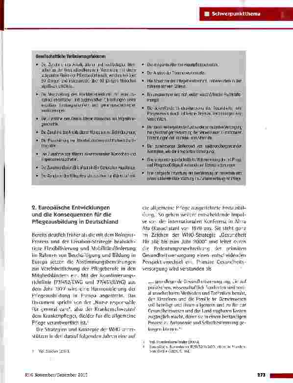 Vorschauseite 2: Für die allgemeine Pflege verantwortlich sein