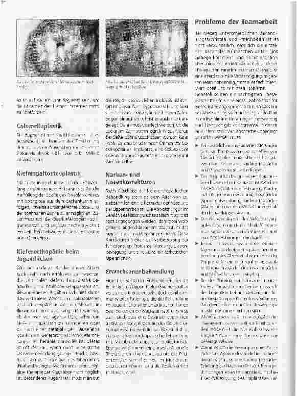 Vorschauseite 3: Teamwork - Interdisziplinäre Zusammenarbeit am Beispiel der LKG-Rehabilitation an der Uniklinik Mainz