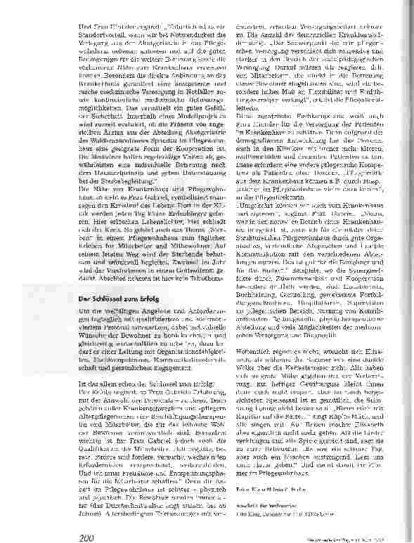 Vorschauseite 3: Bis sich der Kreis schließt. Neue Wege in der Altenpflege