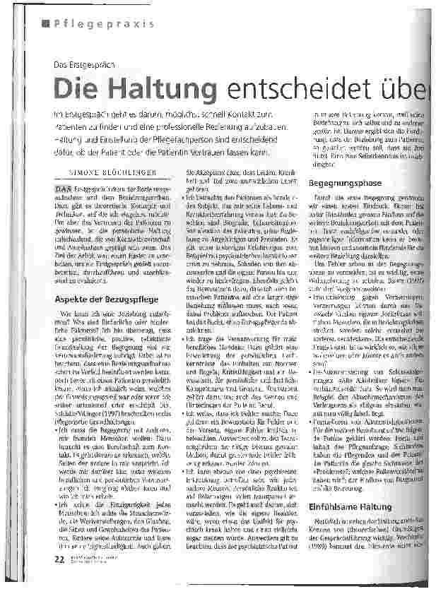 Vorschauseite 1: Die Haltung entscheidet über den Erfolg
