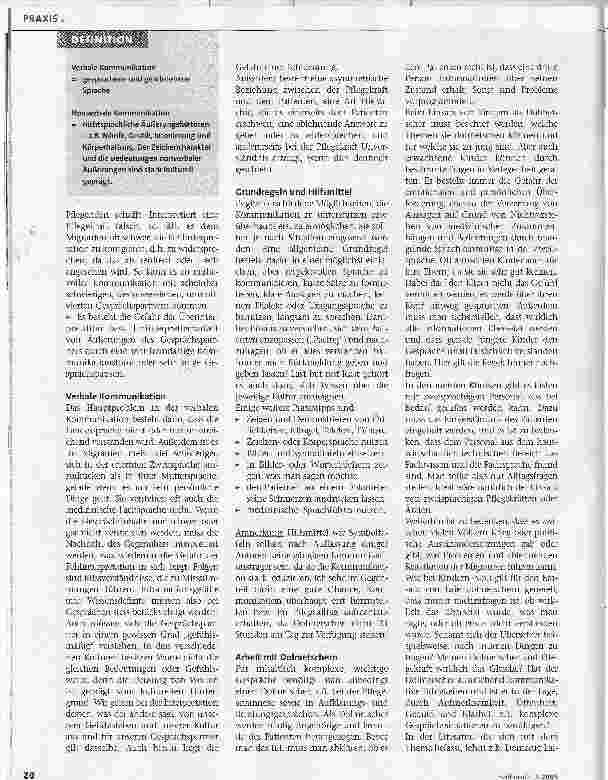 Vorschauseite 3: Kommunikation mit Migranten