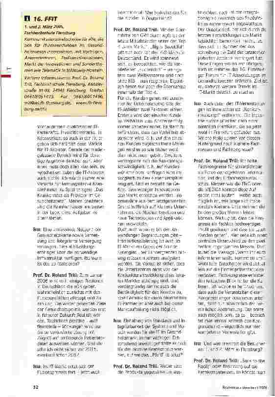 Vorschauseite 3: Nicht mehr und nicht weniger als ein WerkzeugBis zur Workflowsteuerung im Gesundheitswesen müssen Krankenhäuser und IT noch viel leisten