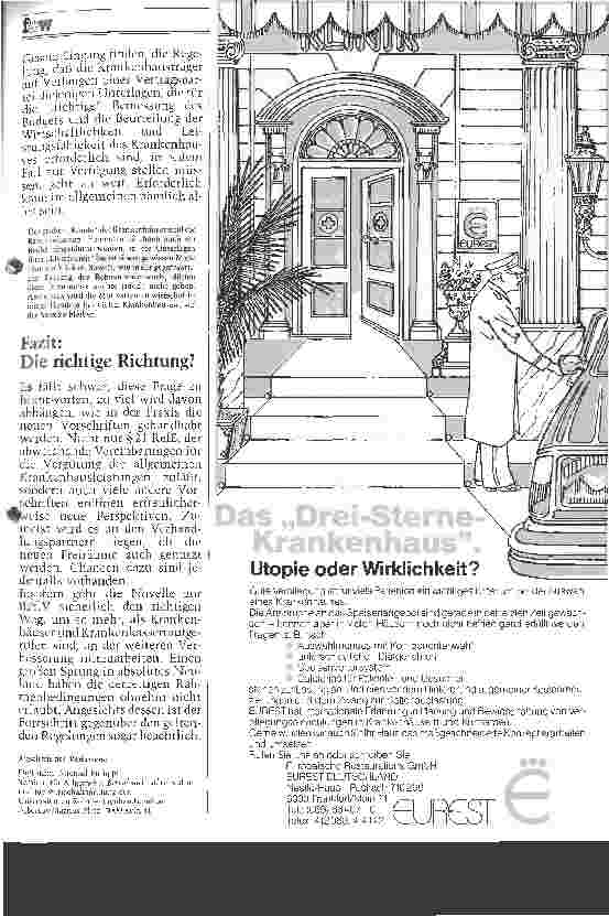 Vorschauseite 4: Zur Novellierung der BPflV Ein Schritt in die richtige Richtung?