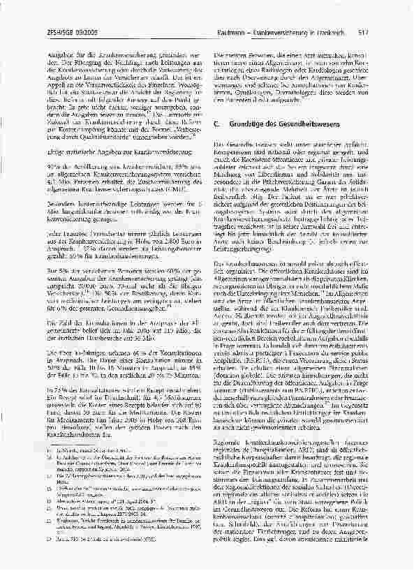 Vorschauseite 3: Krankenversicherung in FrankreichReform und Kontinuität