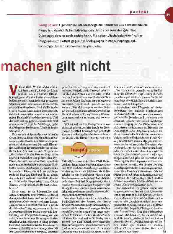 Vorschauseite 2: Bange machen gilt nicht