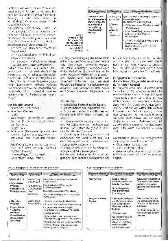 Vorschauseite 3: Aufgaben der Mundpflege