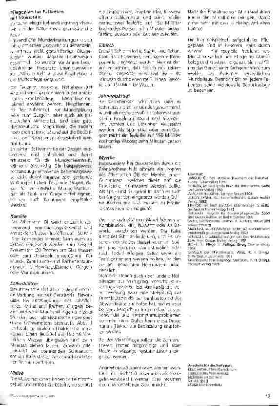 Vorschauseite 4: Aufgaben der Mundpflege