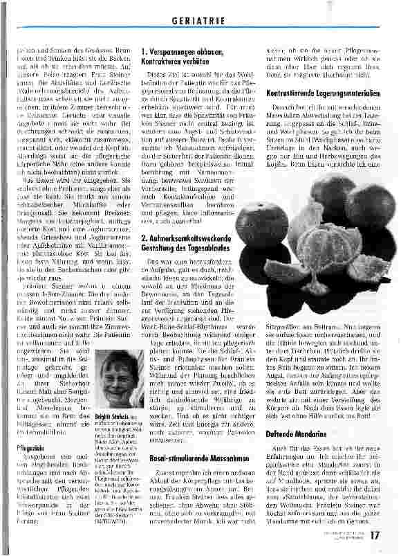 Vorschauseite 2: Reaktivierung durch die Sinne Basale Stimulation in der Betagtenpflege
