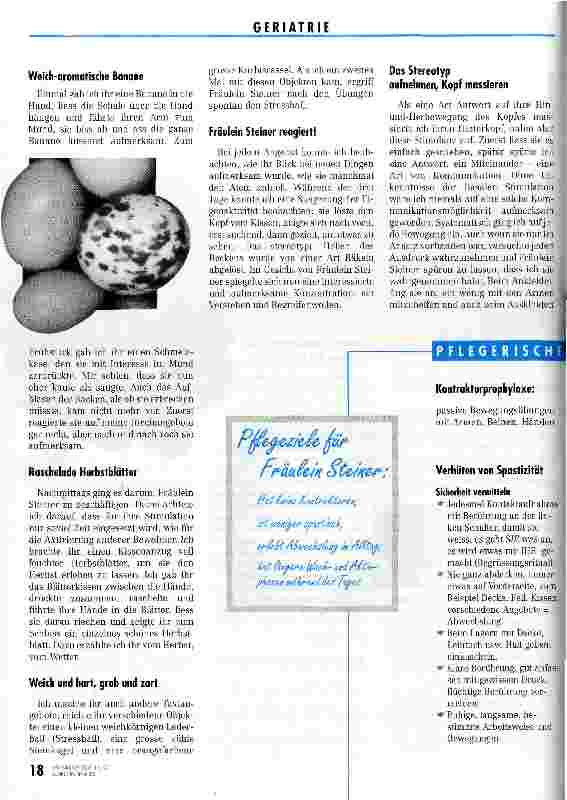 Vorschauseite 3: Reaktivierung durch die Sinne Basale Stimulation in der Betagtenpflege