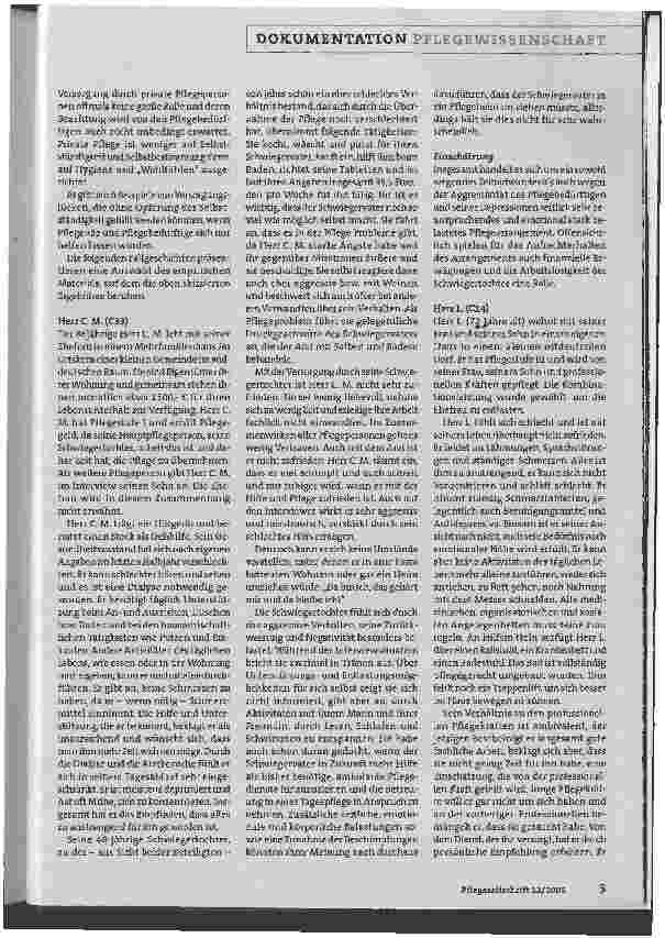 Vorschauseite 3: Geschichten der Pflege