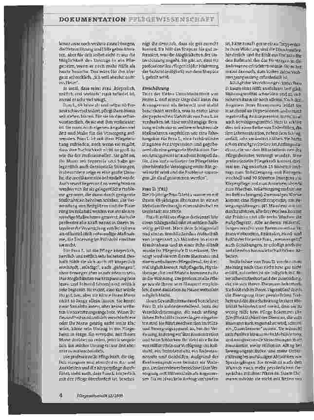 Vorschauseite 4: Geschichten der Pflege