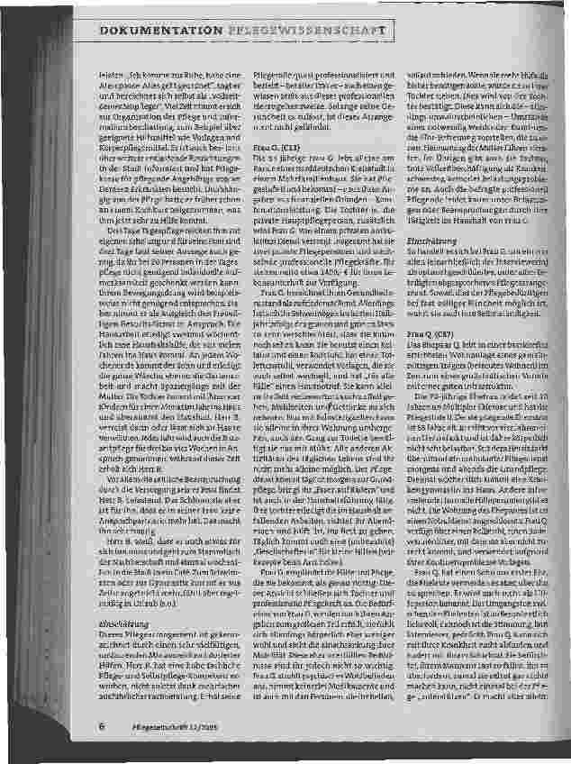 Vorschauseite 6: Geschichten der Pflege