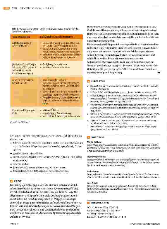 Vorschauseite 4: Den, Lebensrückblick wirksam unterstützen