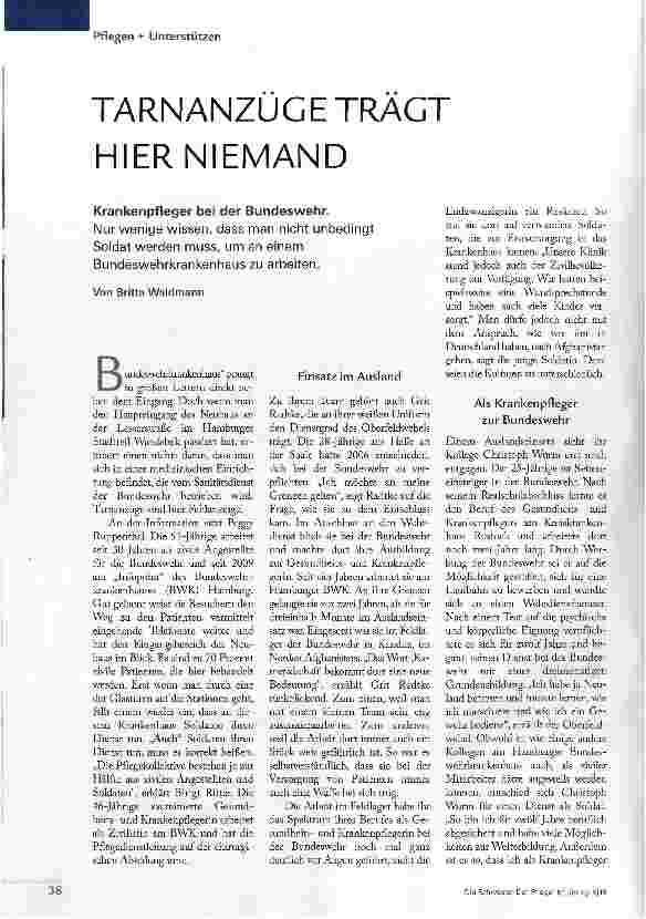 Vorschauseite 1: TARNANZÜGE TRÄGT HIER NIEMAND