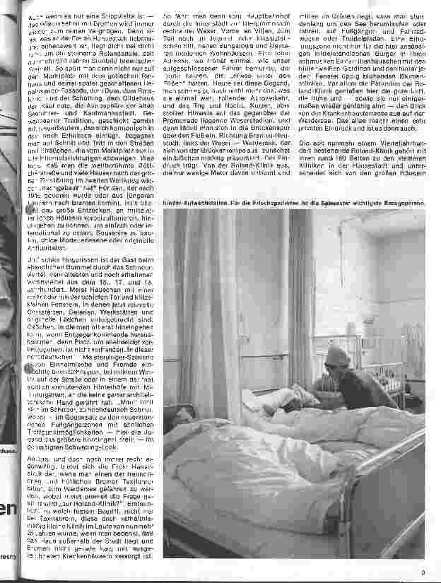 Vorschauseite 2: Die Roland-Klinik am Werdersee in Bremen