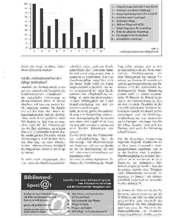 Vorschauseite 2: Wie steht es um die Pflege? Das dip-Pflegethermometer 2004