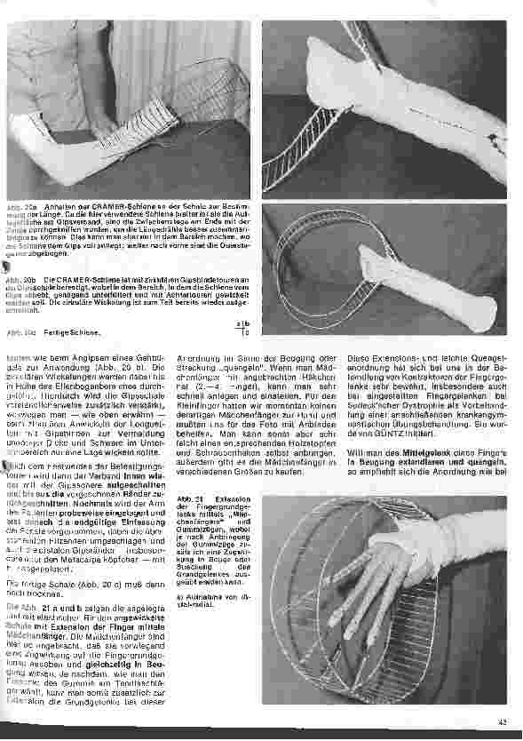 Vorschauseite 4: Grundlagen und Technik des Gipsverbandes 43.Folge: Schalenverbände am Arm (Fortsetzung)