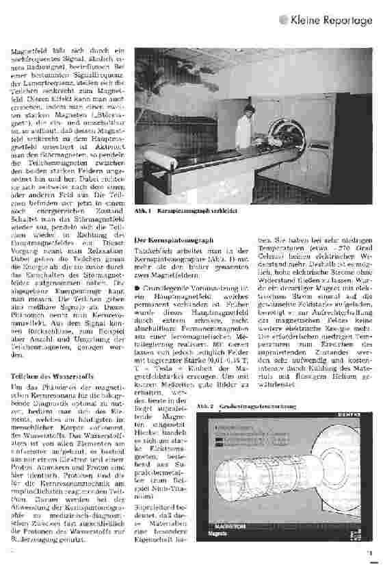 Vorschauseite 2: Kernspintomographie