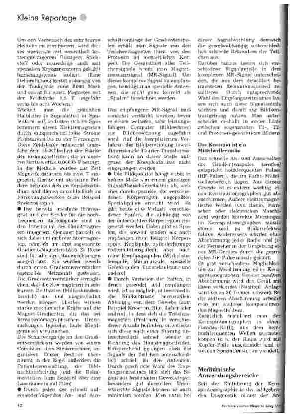 Vorschauseite 3: Kernspintomographie